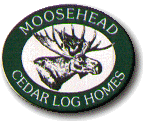 moosehead cedar log homes logo